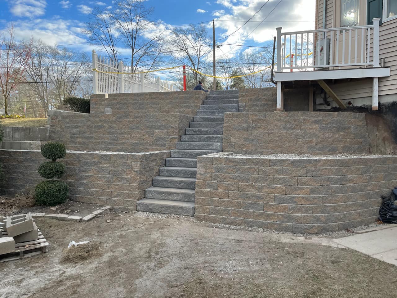 Retaining Walls in Northern Rhode Island by Cote Landscape Construction